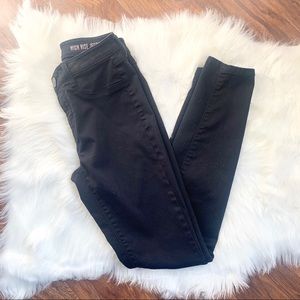 Black high rise legging jeans size 1 SO